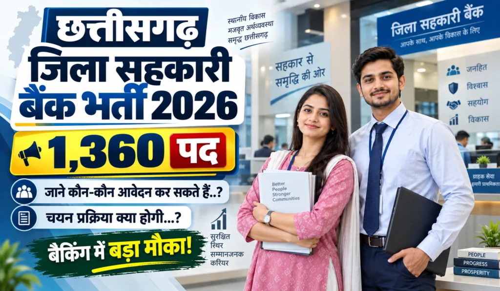 Chhattisgarh Jila Sahkari Bank Bharti 2026