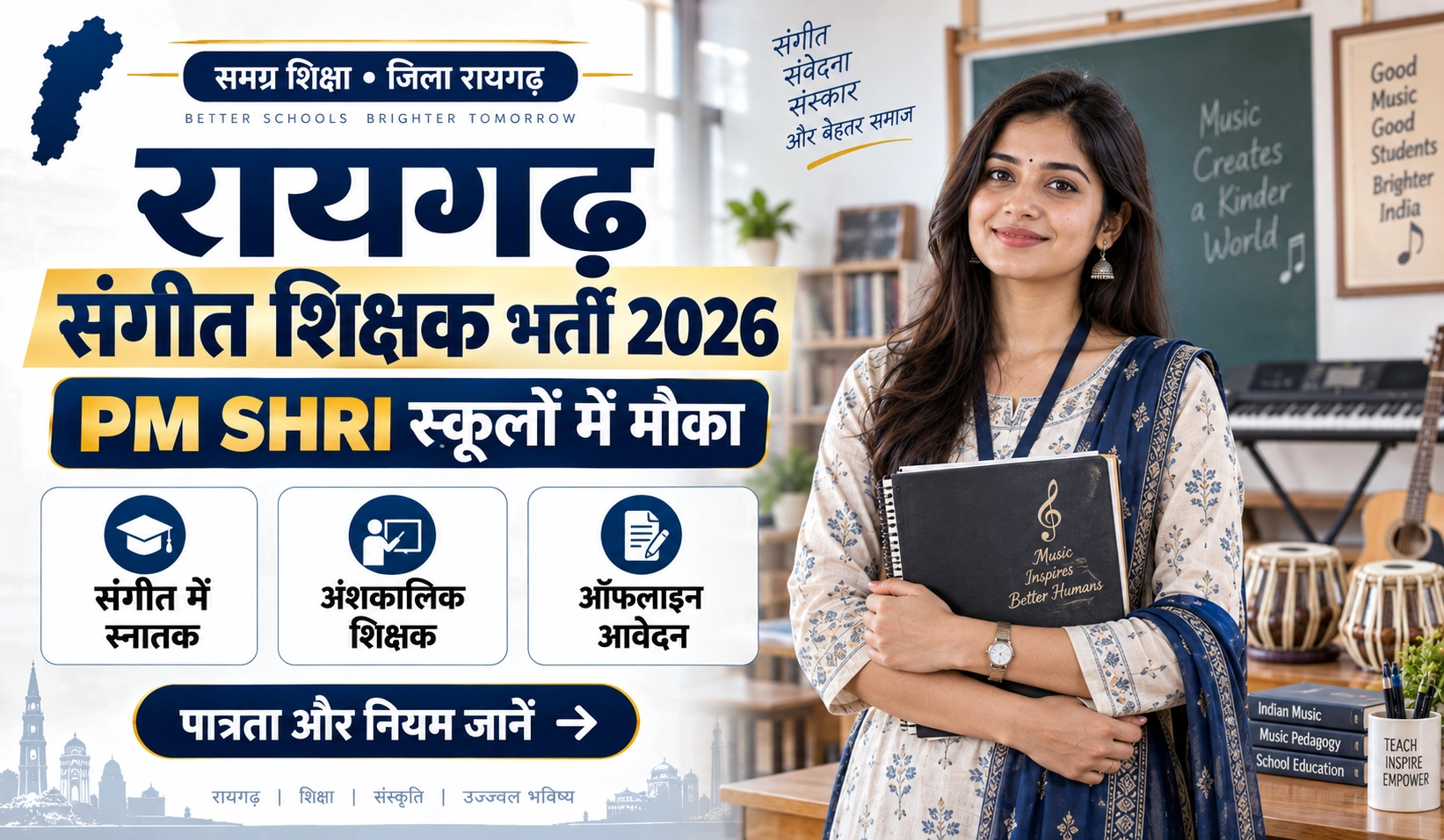 Raigarh Music Teacher Recruitment 2026