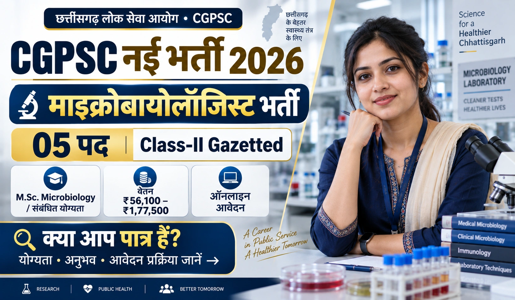 CGPSC Microbiologist Vacancy 2026