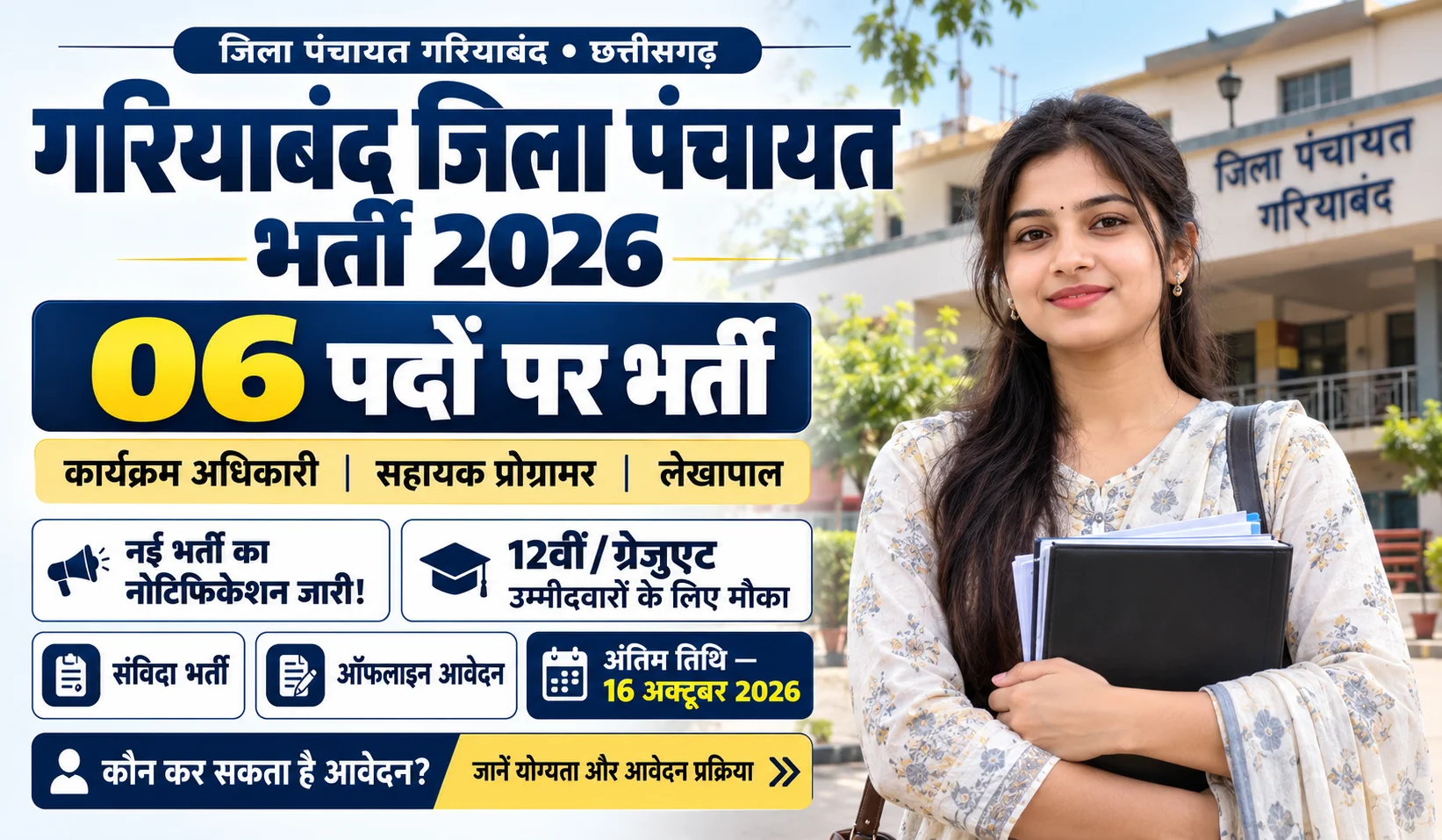 Gariaband Zila Panchayat Vacancy 2026