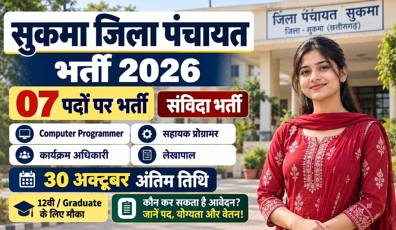 Zila Panchayat Sukma Recruitment 2026